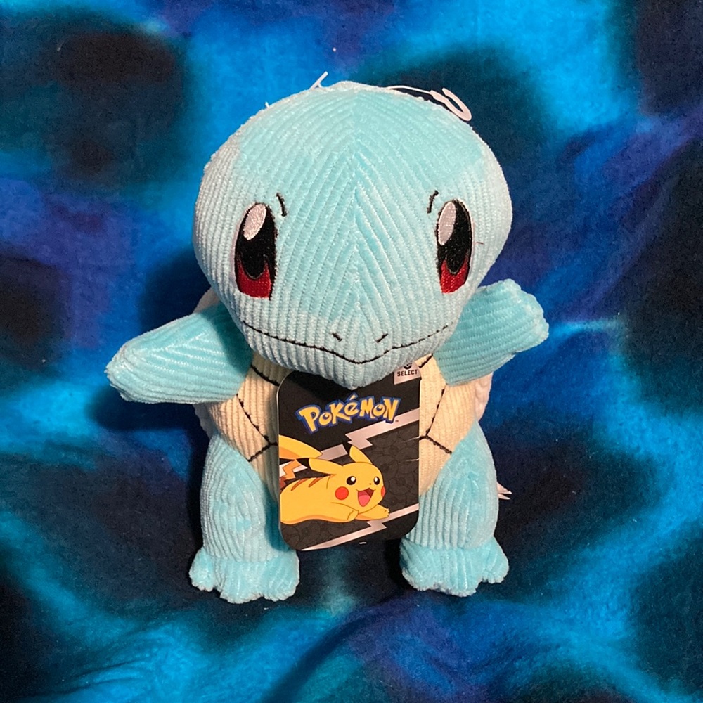 Pokemon Plush NWT Squirtle Corduroy 8”
